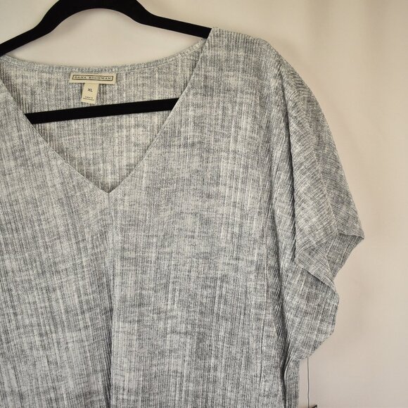Dana Buchman NWT Silver and Grey Textured Blouse & Cardigan Set Size X-Large - Picture 5 of 16